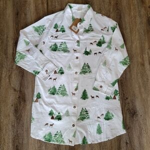 Organic Cotton Pajamas Nightshirt NEW #2922